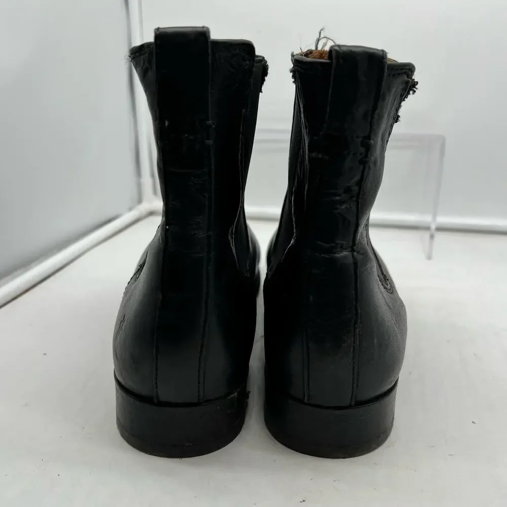 Frye Boots Womens 10 Black Chelsea Bootie Pull On
